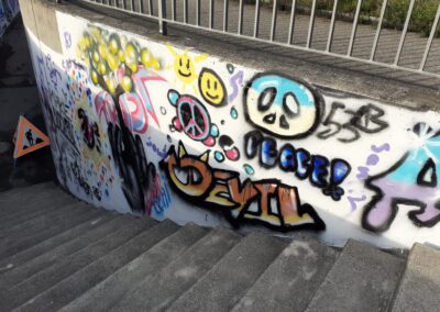 Eröffnung Graffiti-Wand Tegerfelden